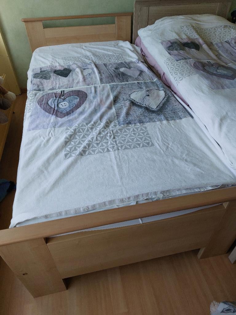 2 bedframe, Huis en Inrichting, Slaapkamer | Bedden, Ophalen, Gebruikt, 90 cm, Eenpersoons