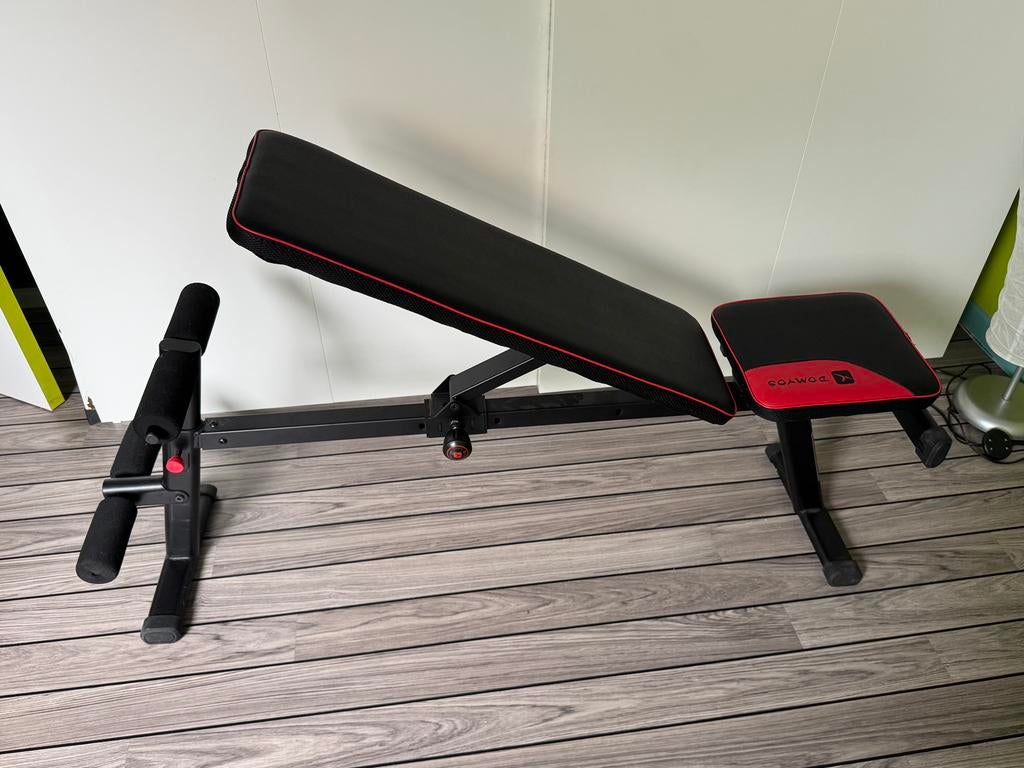 Banc de musculation Domyos inclinable état neuf, Ophalen, Zo goed als nieuw, Armen