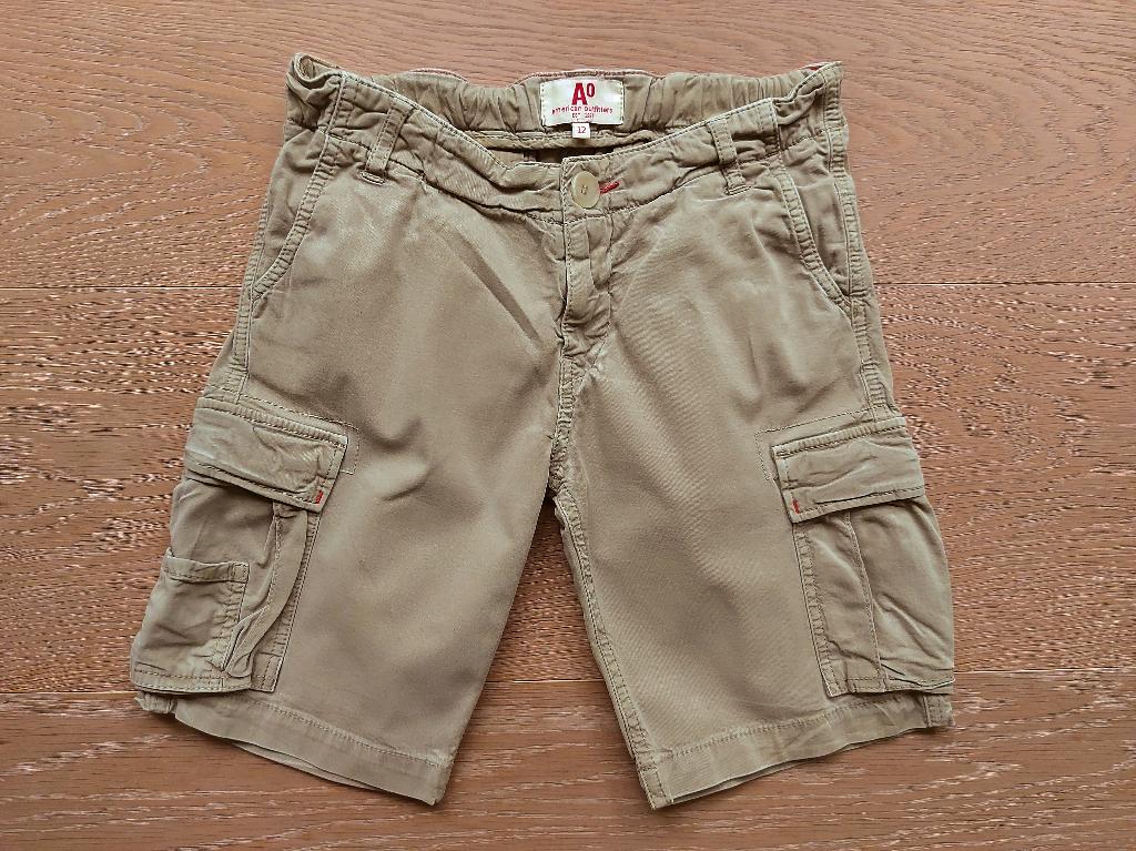 AO76 American Outfitters beige short 11/12 jaar - 146/152, Kinderen en Baby's, Kinderkleding | Maat 146, Gebruikt, Jongen, Broek
