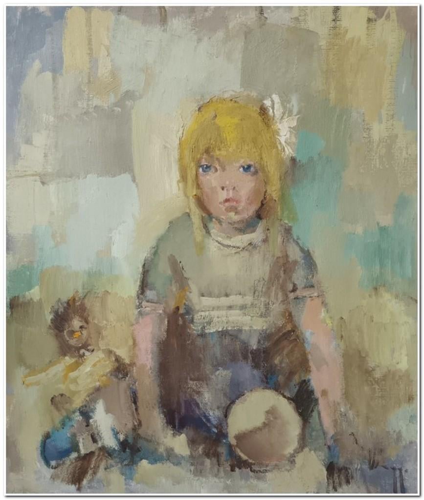 Rik Wegge (1923-2009) - Olieverf op doek, Antiek en Kunst, Ophalen