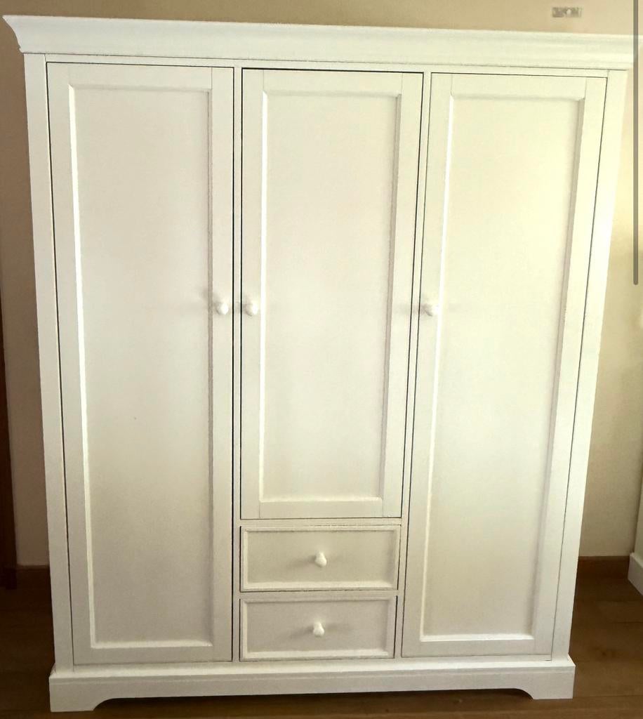 Kidsmill Chateau wit kleerkast 3 deuren, Enlèvement, Comme neuf