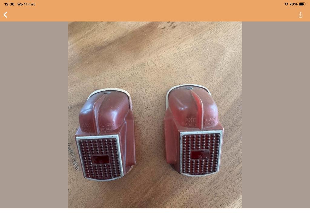 2 cv geit of eend 1955-1969 2 x achterlicht, Particulier, Te koop, 2CV