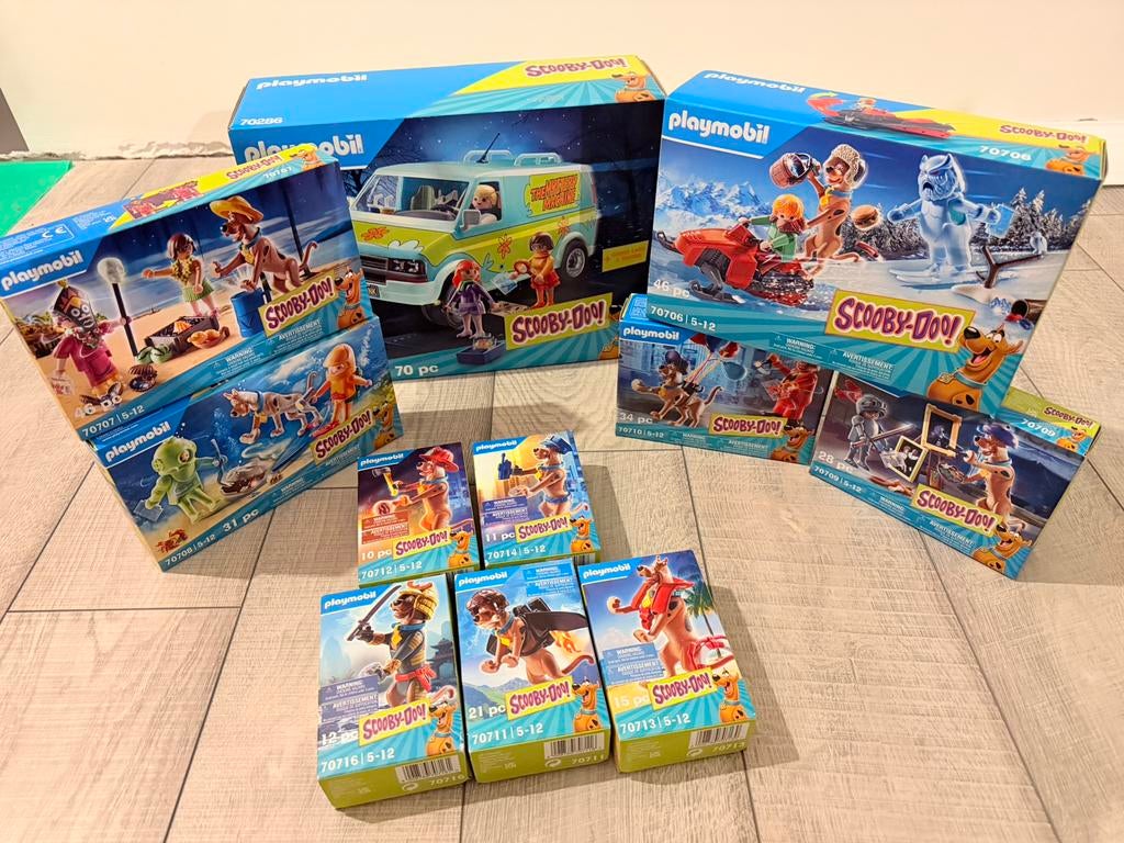NIEUW!!! Lot playmobil Scooby-doo!, Ophalen, Nieuw, Complete set