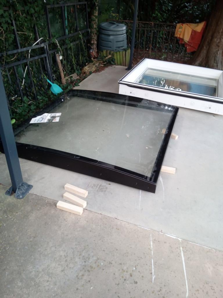 Fenêtre de toit plat 120/120 ouverture électrique, Bricolage & Construction, Enlèvement ou Envoi