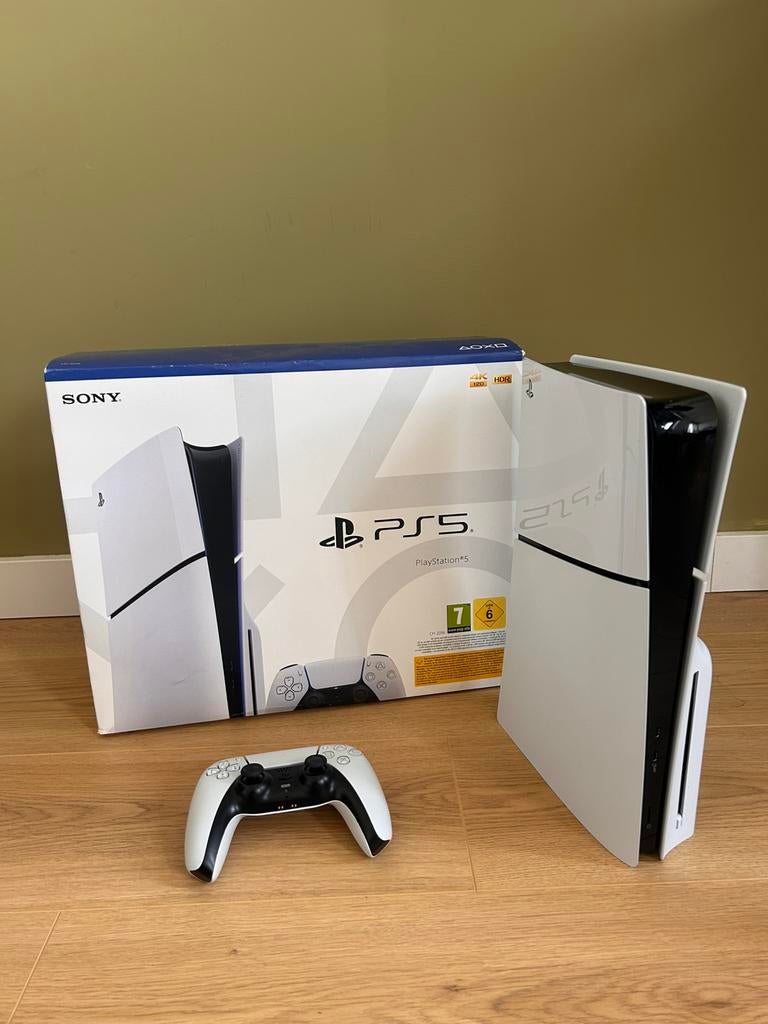 PS5 Slim avec lecteur de disques — Impeccable + Garantie, Games en Spelcomputers, Spelcomputers | Sony PlayStation 5, Ophalen