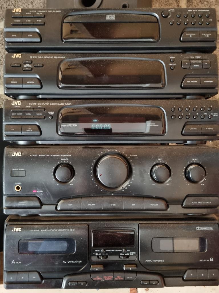 JVC Stereo, Audio, Tv en Foto, Stereoketens, Ophalen, Gebruikt, Tuner of Radio, JVC