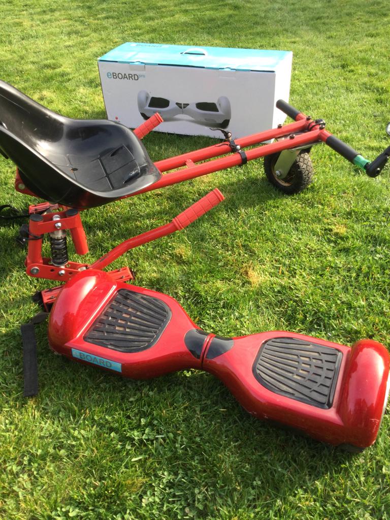 Hoverboard en kart, Ophalen of Verzenden, Gebruikt