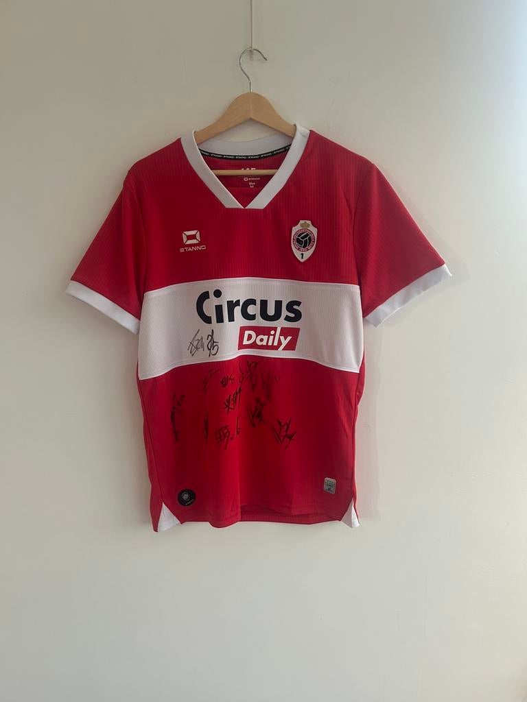 Sqaud signed shirt van Antwerp met certificaat, Enlèvement ou Envoi, Comme neuf, Maillot