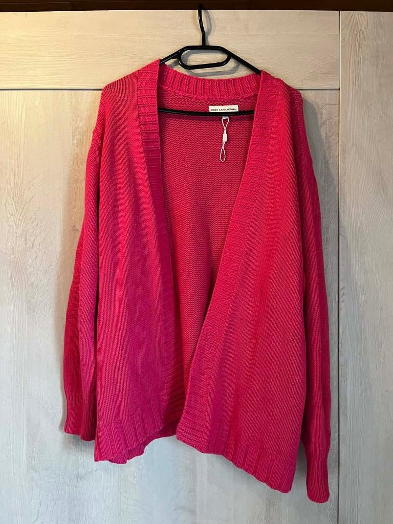 gilet roze only carmakoma 50, Kleding | Dames, Trui of Vest, Only carmakoma, Ophalen of Verzenden, Roze