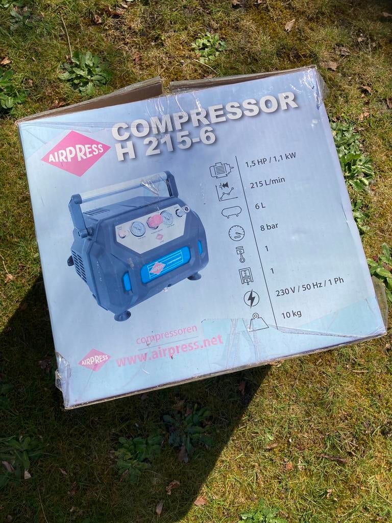 Compressor H215-6 ongebruikt/nieuw, Doe-het-zelf en Bouw, Compressors, Zo goed als nieuw, Ophalen