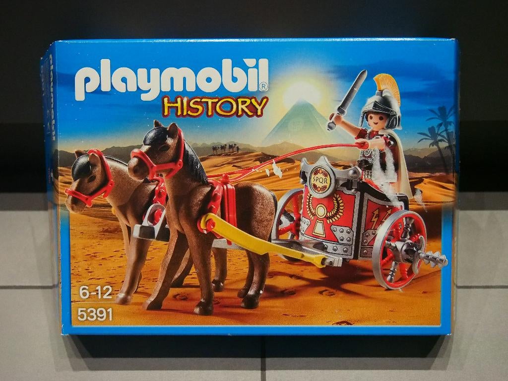 Playmobil set 5391 Romeinse strijdwagen met tribuun, Enlèvement, Comme neuf, Ensemble complet