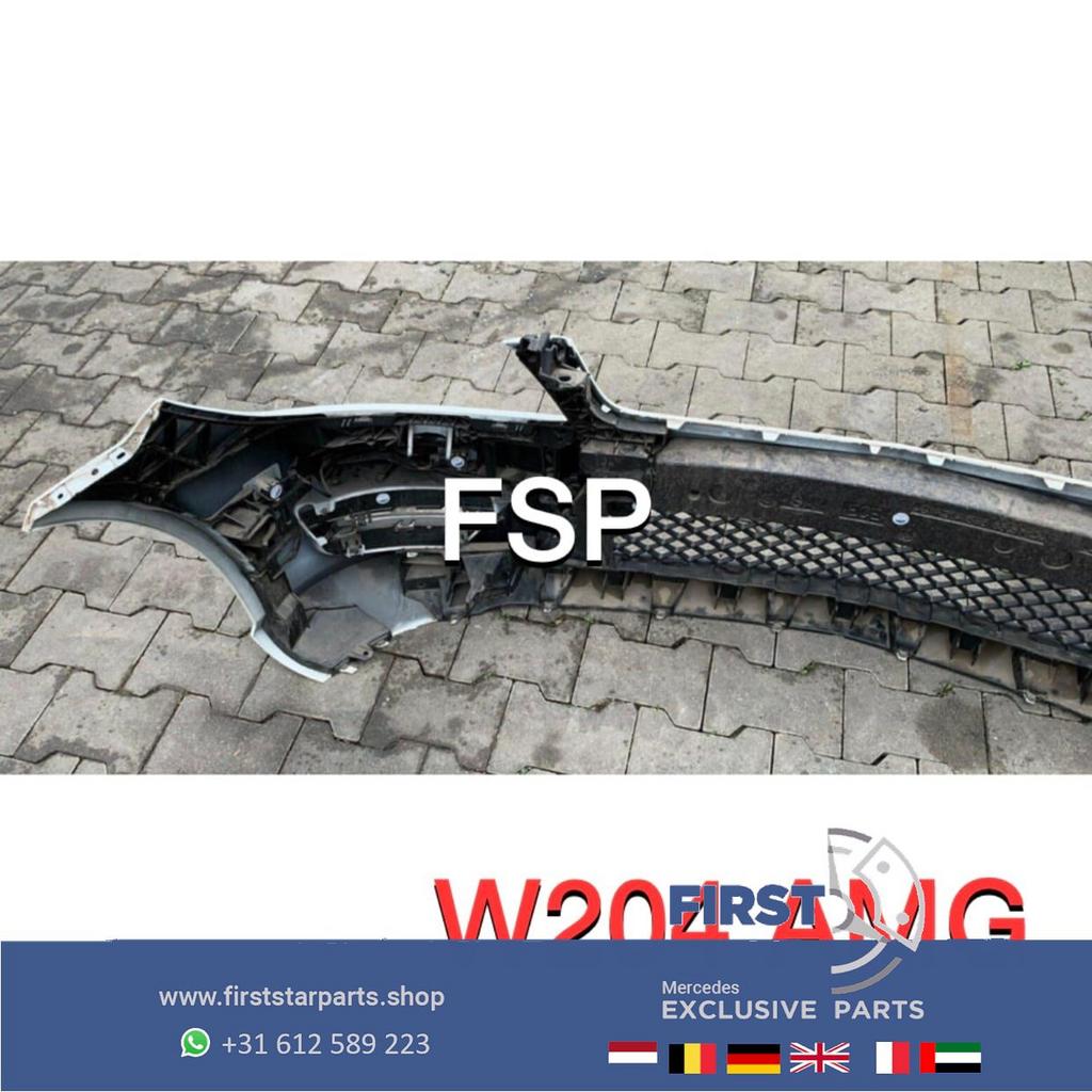 W204 FACELIFT AMG Voorbumper COMPLEET Mercedes C Klasse 2010, Utilisé, -, Avant, -
