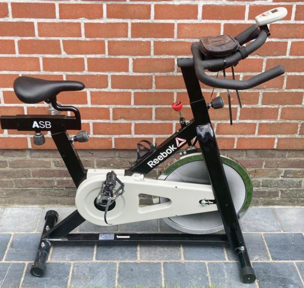 Spinningfiets Reebok, Sport en Fitness, Fitnessapparatuur, Ophalen, Spinningfiets, Zo goed als nieuw, Metaal
