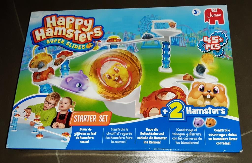 Knikkerbaan happy hamsters, Hobby en Vrije tijd, Gezelschapsspellen | Overige, Ophalen, Gebruikt