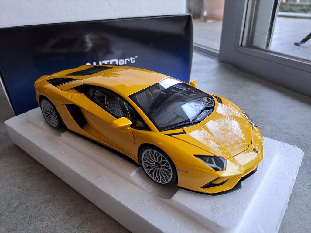 Lamborghini Aventador S Autoart 1/18 Nieuw, Hobby en Vrije tijd, Modelauto's | 1:18, Ophalen of Verzenden, Nieuw, Auto, Autoart
