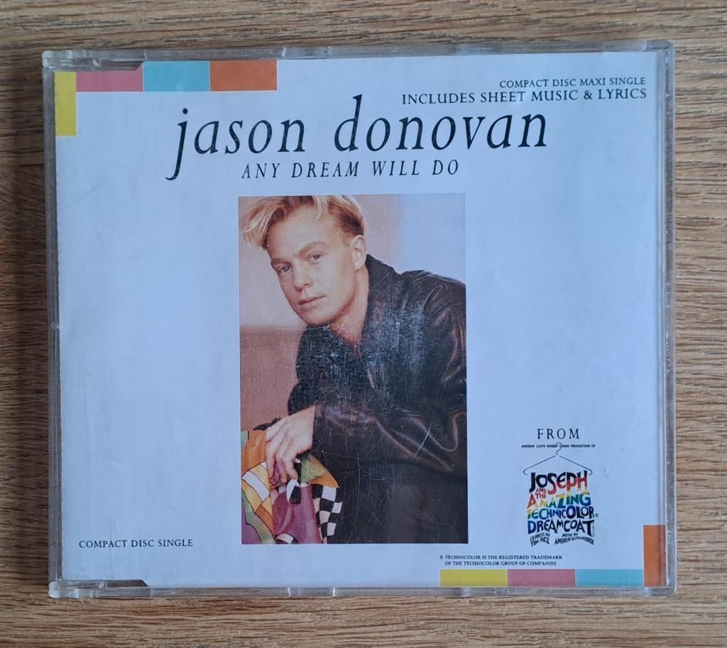 Jason Donovan - Any Dream Will Do, CD & DVD, CD Singles, Enlèvement ou Envoi, Maxi-single, Pop, 1 single