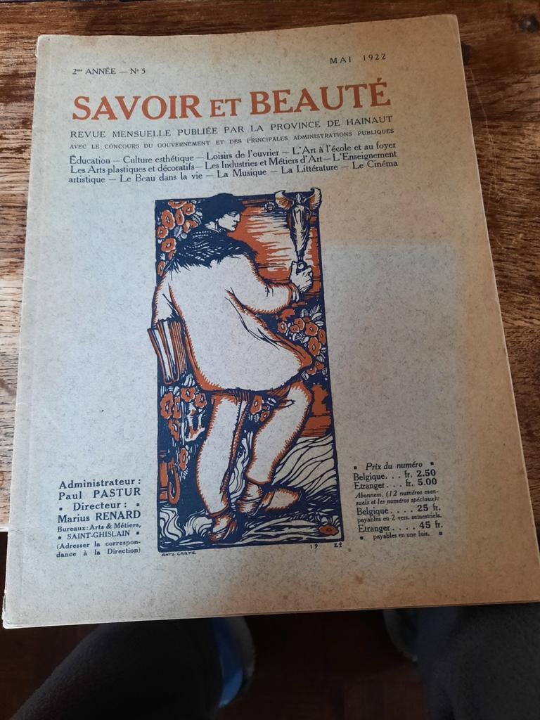 Oude Maandbladen, Savoir et Beauté 1922,1925, Ophalen of Verzenden