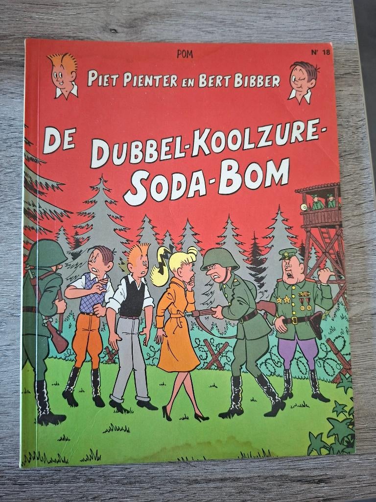 Piet Pienter en Bert Bibber - De Dubbel-koolzure-Soda-Bom, Boeken, Stripverhalen, Gelezen, Eén stripboek, Ophalen of Verzenden