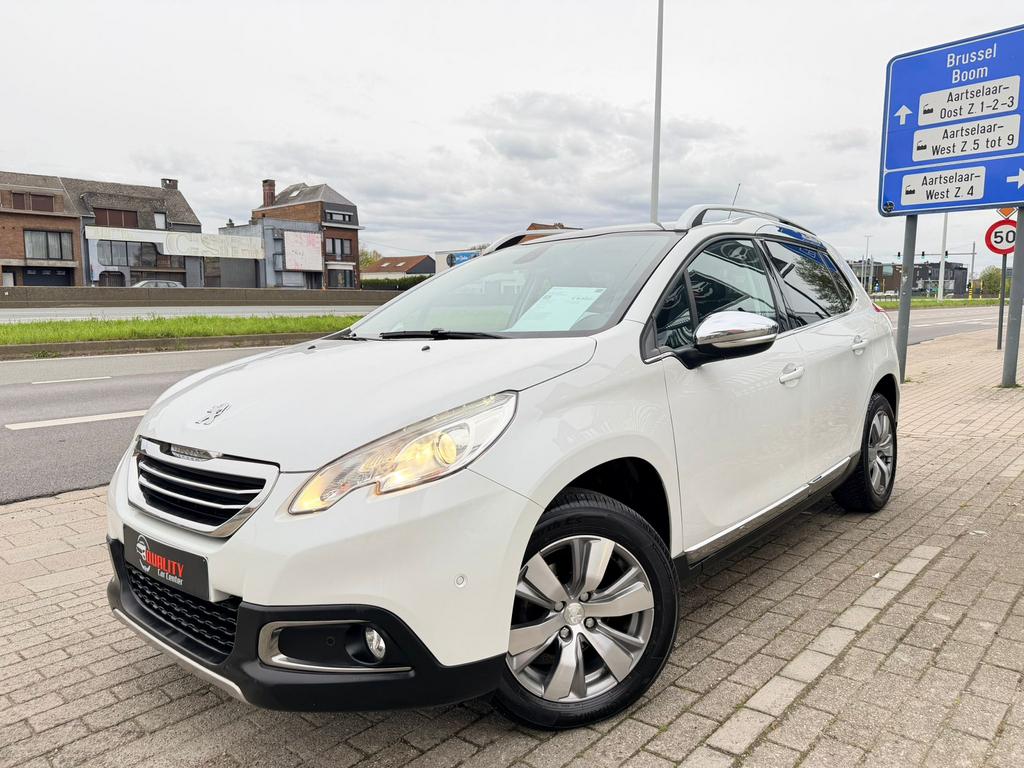 Peugeot 2008 Allure 2015 1.2i 100dkm Pano Leder Navi Full, Autos, Cuir, Essai à domicile, Achat, Euro 6