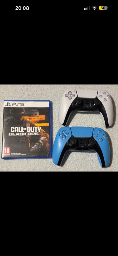 PS5 2 controller Account er bij, Ophalen of Verzenden, Controller