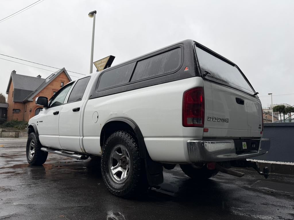 DODGE RAM 5.7 HEMI MAGNUM LPG OK UTILITAIRE !, Auto's, 4 zetels, 8 cilinders, Wit, SUV of Terreinwagen