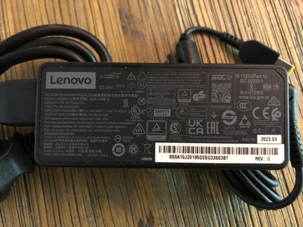lenovo oplader PC / laptop, Informatique & Logiciels, Enlèvement