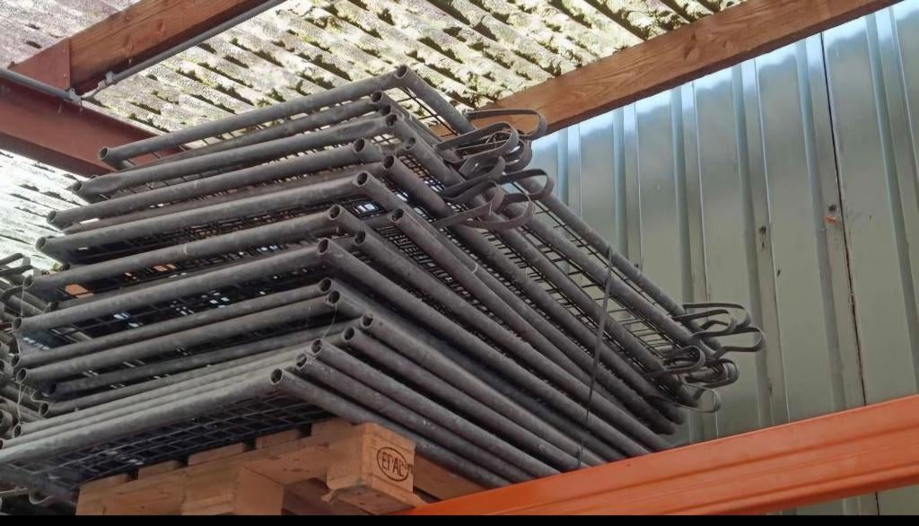 Stelling hek, Doe-het-zelf en Bouw, Steigers, Ophalen, Gebruikt, Gevelsteiger, Minder dan 2 meter