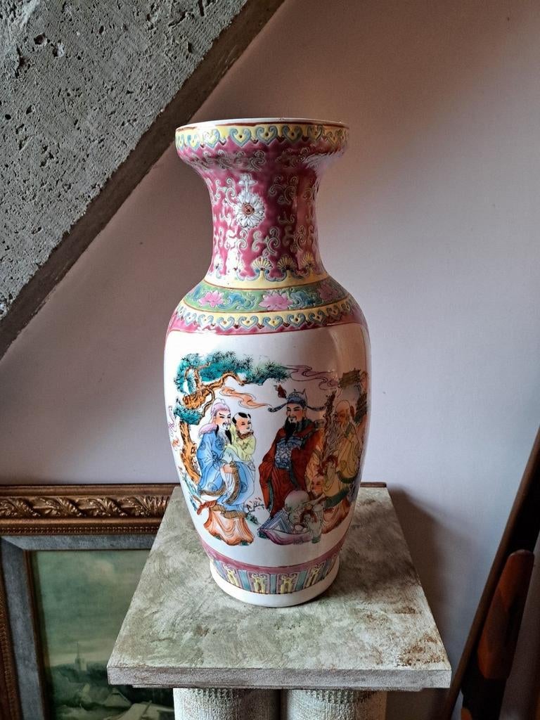 Chinese vaas porselein, Antiek en Kunst, Ophalen