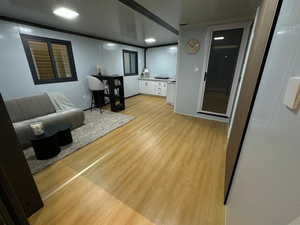 Tiny House, Containerwoning, Noodwoning, Tijdelijk Wonen, Tuin en Terras, Nieuw, Ophalen of Verzenden, 400 cm of meer, Metaal