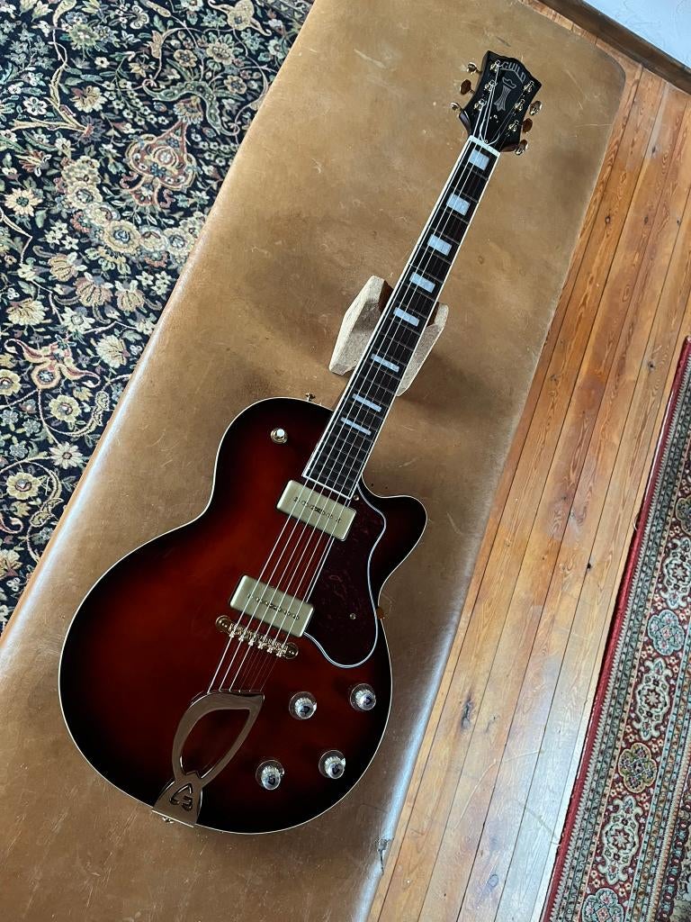 Guild Aristocrat P90 en parfait état, Musique & Instruments, Instruments à corde | Guitares | Électriques, Enlèvement, Comme neuf