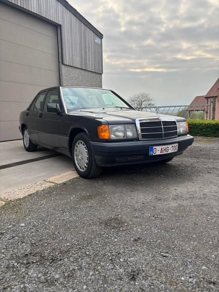 Mercedes 190E, Auto's, Automaat, 4 deurs, Zwart, Berline