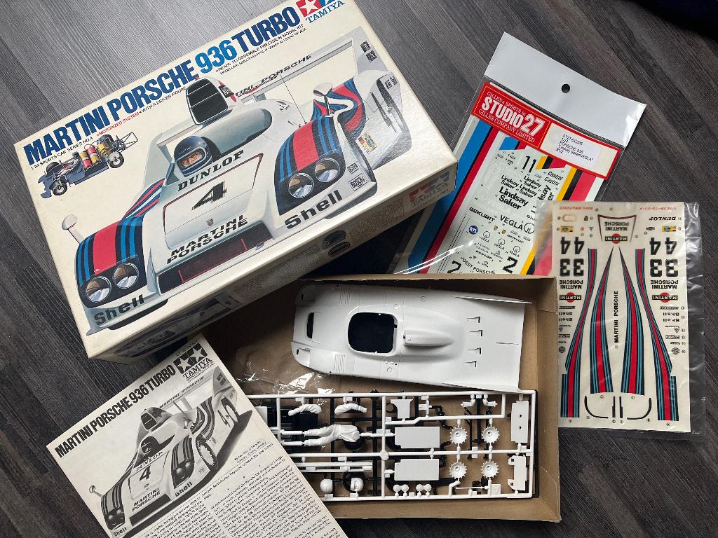 1/24 Tamiya Porsche 936 (+decal studio27), Auto, Groter dan 1:32, Ophalen of Verzenden, Zo goed als nieuw