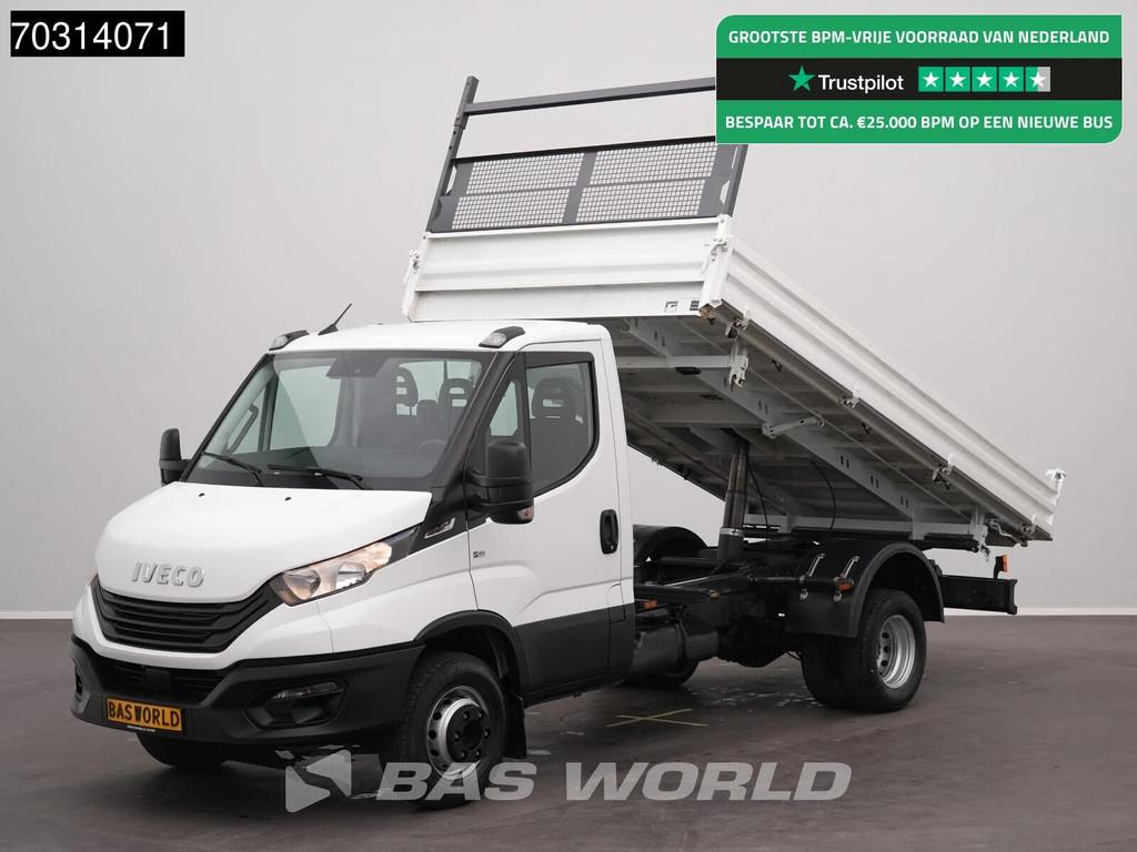Iveco Daily 72C21 3.0L Automaat Driezijdige Kipper Dubbelluc, Auto's, Bestelwagens en Lichte vracht, Stof, Gebruikt, Euro 6, 4 cilinders