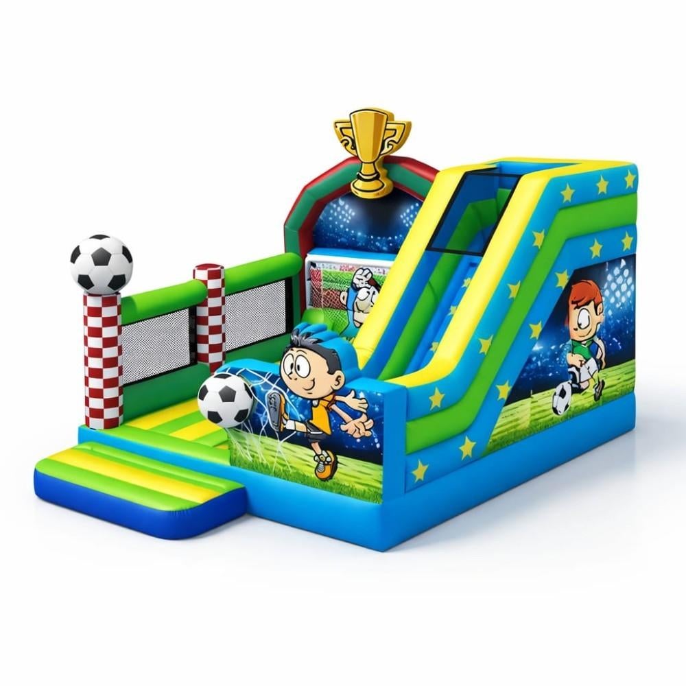 Springkasteel voetbal, Ophalen