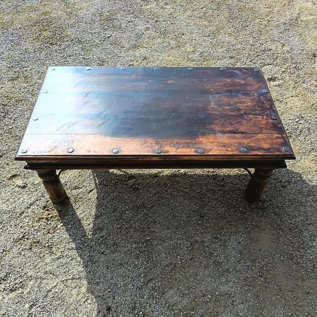 Afrikaanse hout bijzettafel salontafel, Ophalen