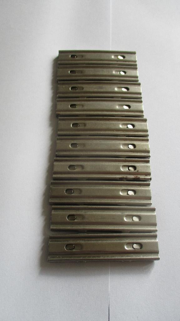 Lot de 10 lames pour cal. 30.06/308/7,62mm en Inox, Collections, Enlèvement ou Envoi, Armée de terre, Autres types