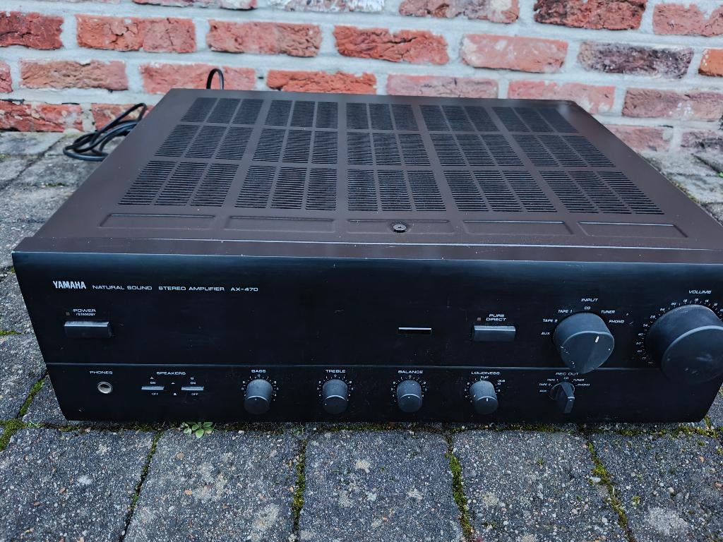 Yamaha AX470, gereviseerd, zeer fijn geluid, Enlèvement, Reconditionné, Haut-parleurs, Composants en vrac