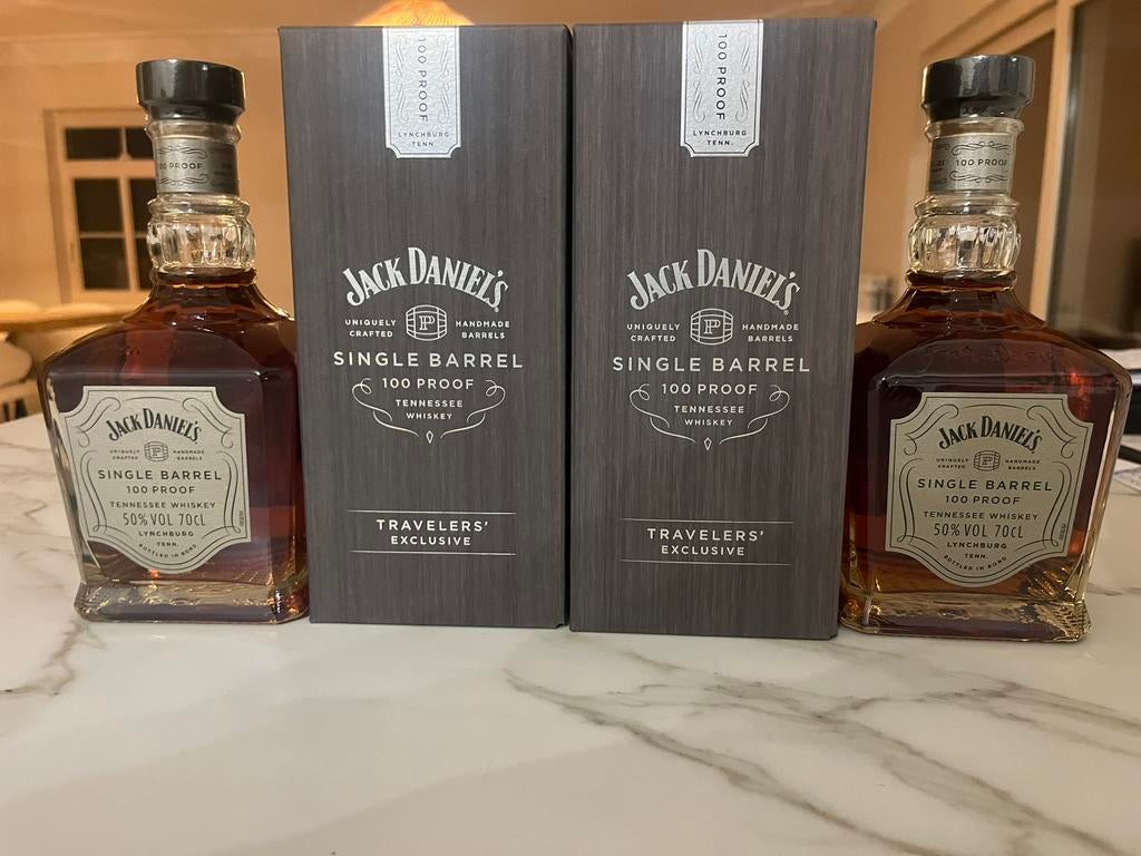 2 Jack Daniel's 100 Proof flessen, Verzamelen, Ophalen of Verzenden, Nieuw