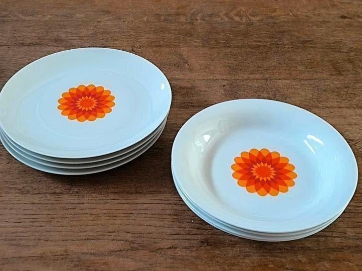 Retro Mitterteich borden, Huis en Inrichting, Ophalen of Verzenden