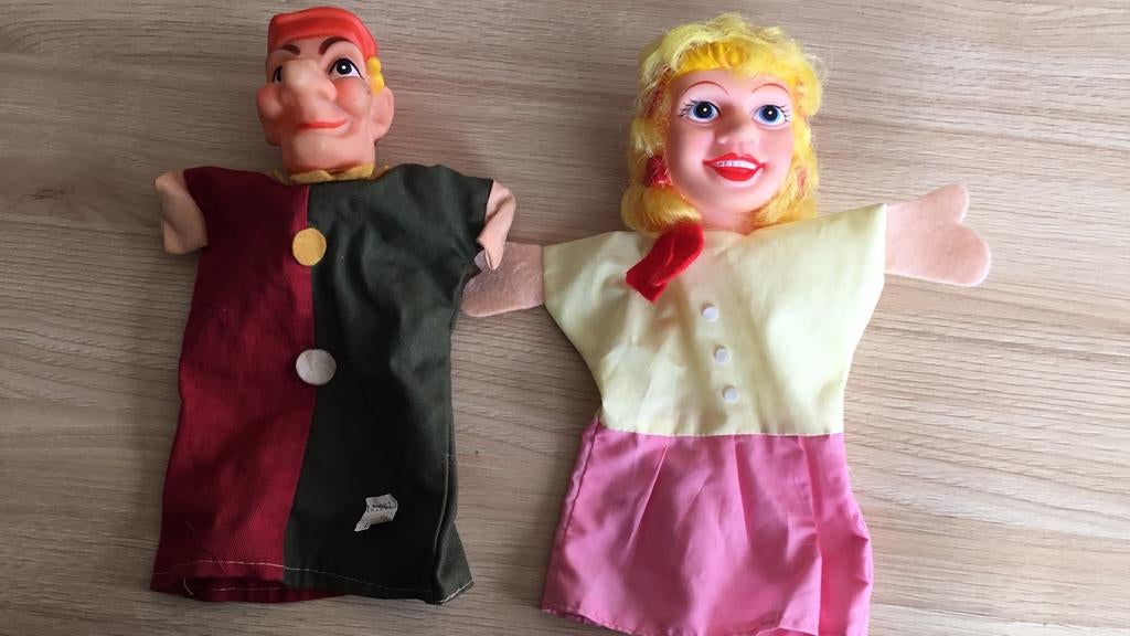 Poppenkastpoppen, Ophalen, Gebruikt