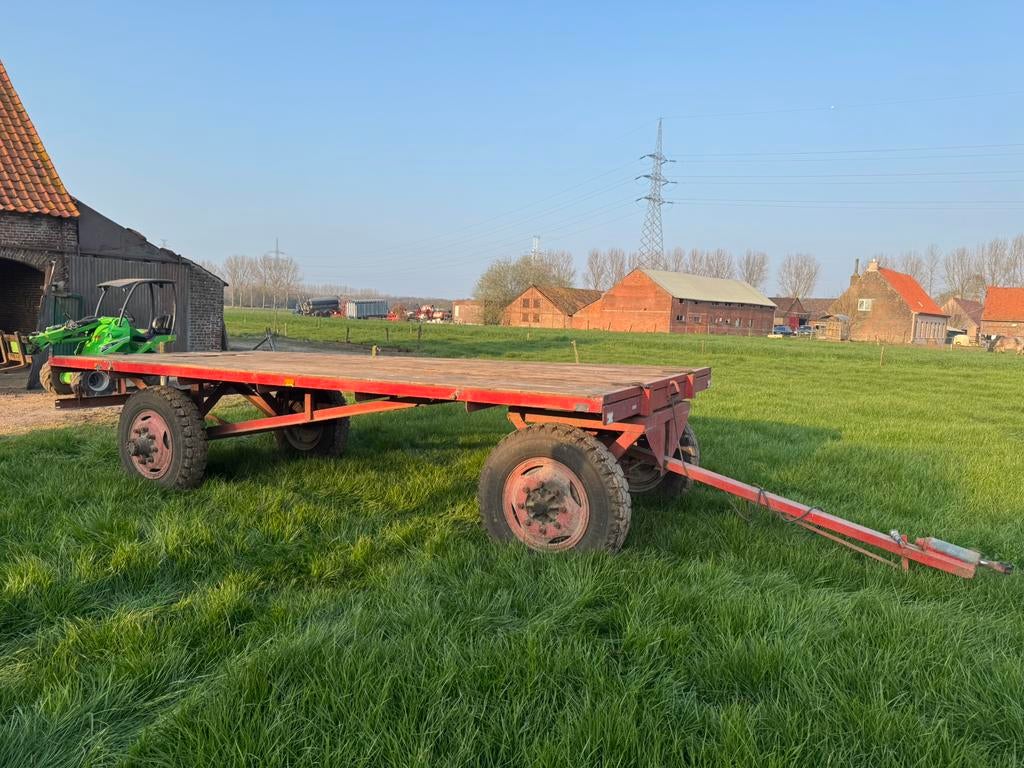 Platte wagen, Enlèvement, Cultures, Labour