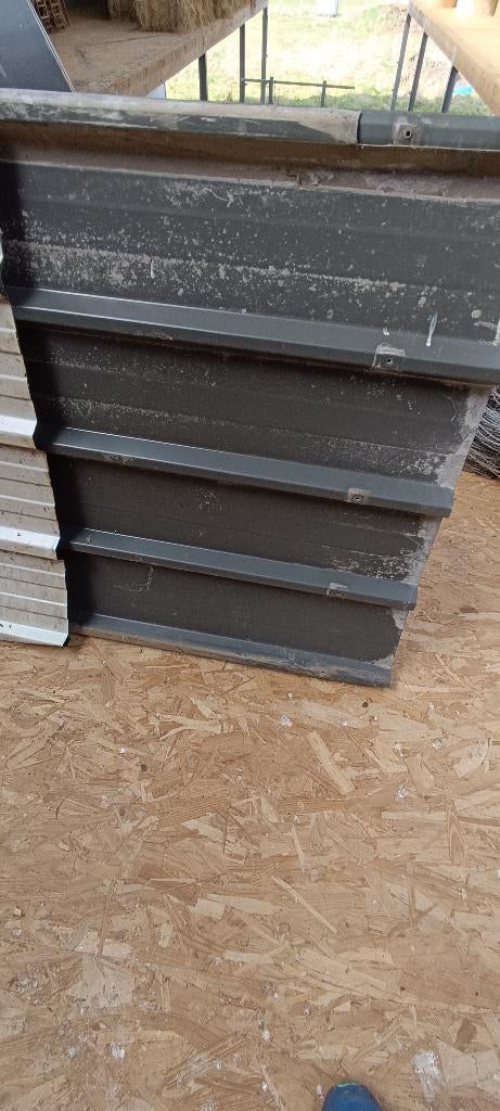 1 Lot de tôles profilées, Bricolage & Construction, Gris, Enlèvement, Utilisé, Autres types