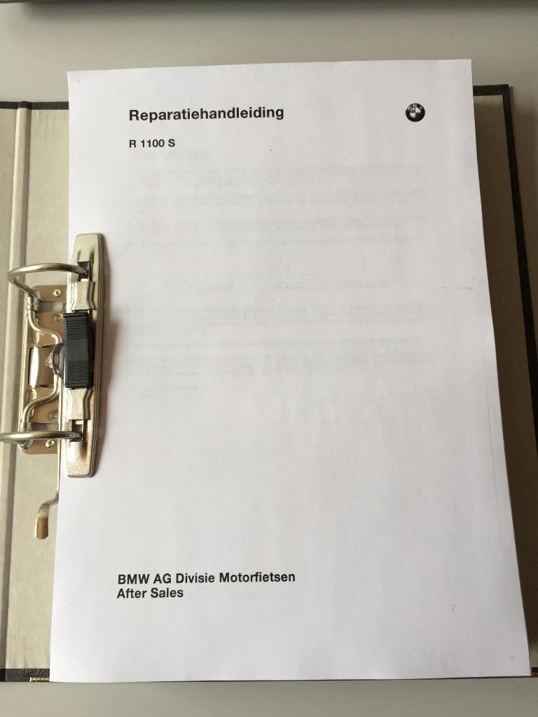 R1100S BMW werkplaatsboek voor de BMW R1100S, Motoren, Handleidingen en Instructieboekjes, Ophalen of Verzenden, BMW