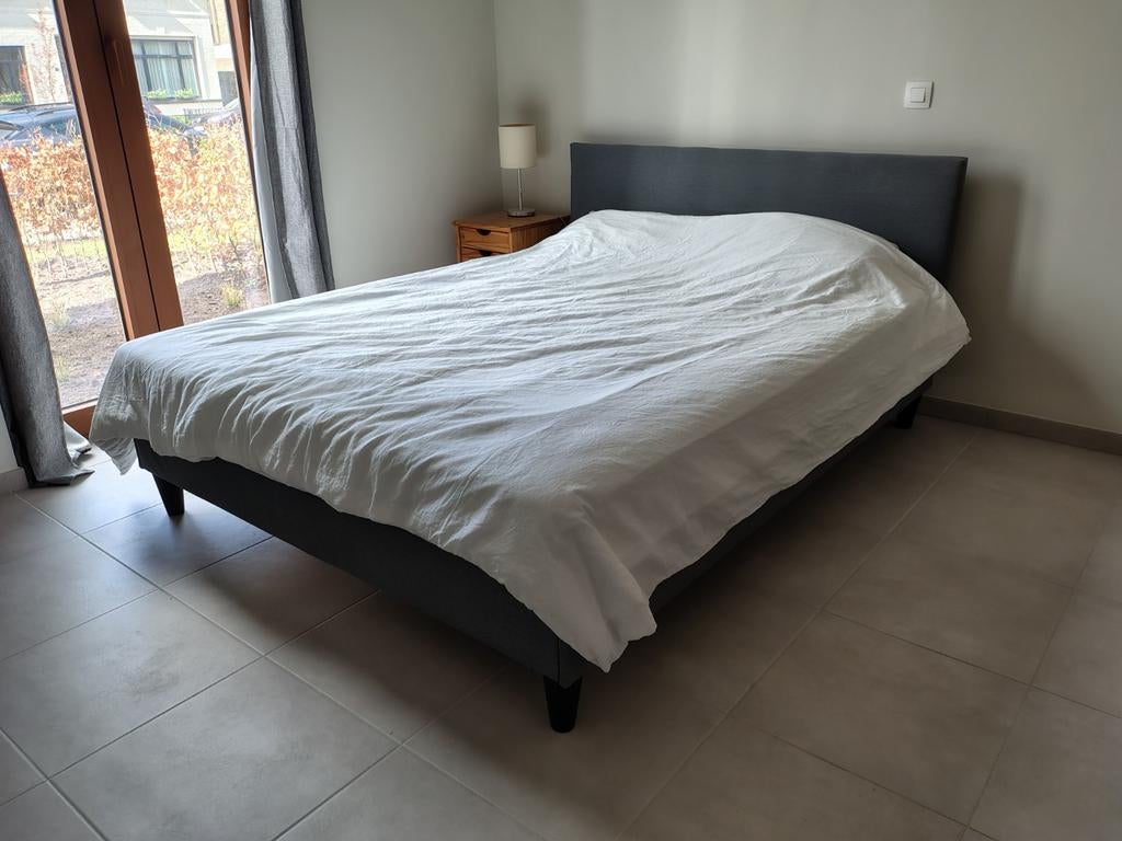 Boxspring Ikea Sabovik 160x200 cm, Ophalen, Gebruikt