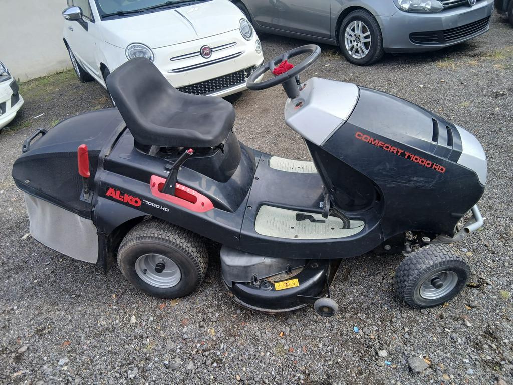 Tracteur alko 14 chevaux a double lame, Jardin & Terrasse, Tondeuses autoportées, Enlèvement, Comme neuf