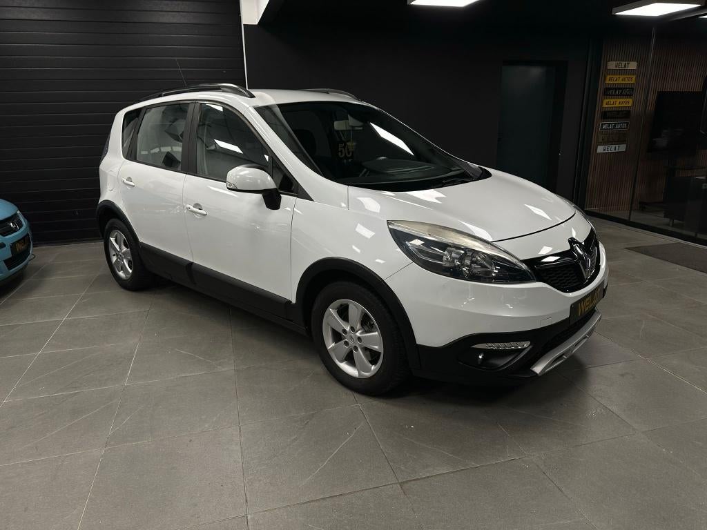 RENAULT XMOD MEGANESCENIC 2014 BENZINE 99.000 KM/NIEUW STAAT, Auto's, Bluetooth, Euro 5, Zwart, Wit