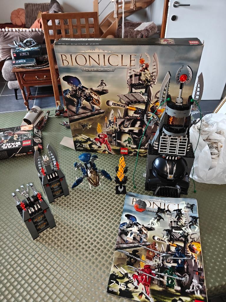 Bionicle Tower of toa 8758, Bionicle, Lego, Ophalen of Verzenden, Zo goed als nieuw