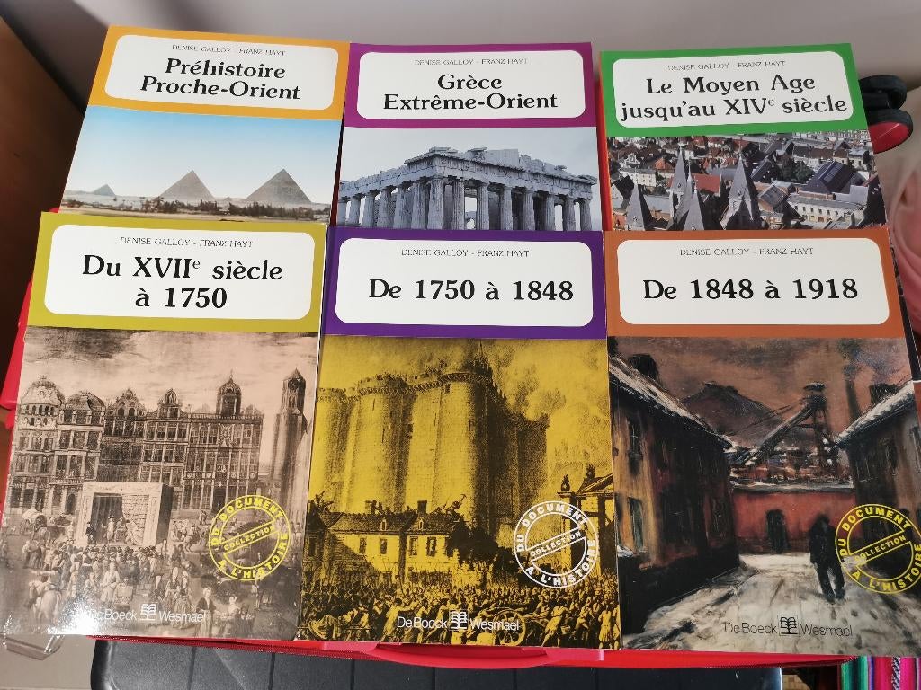 Manuels d'histoire Deboeck Wesmael, Ophalen