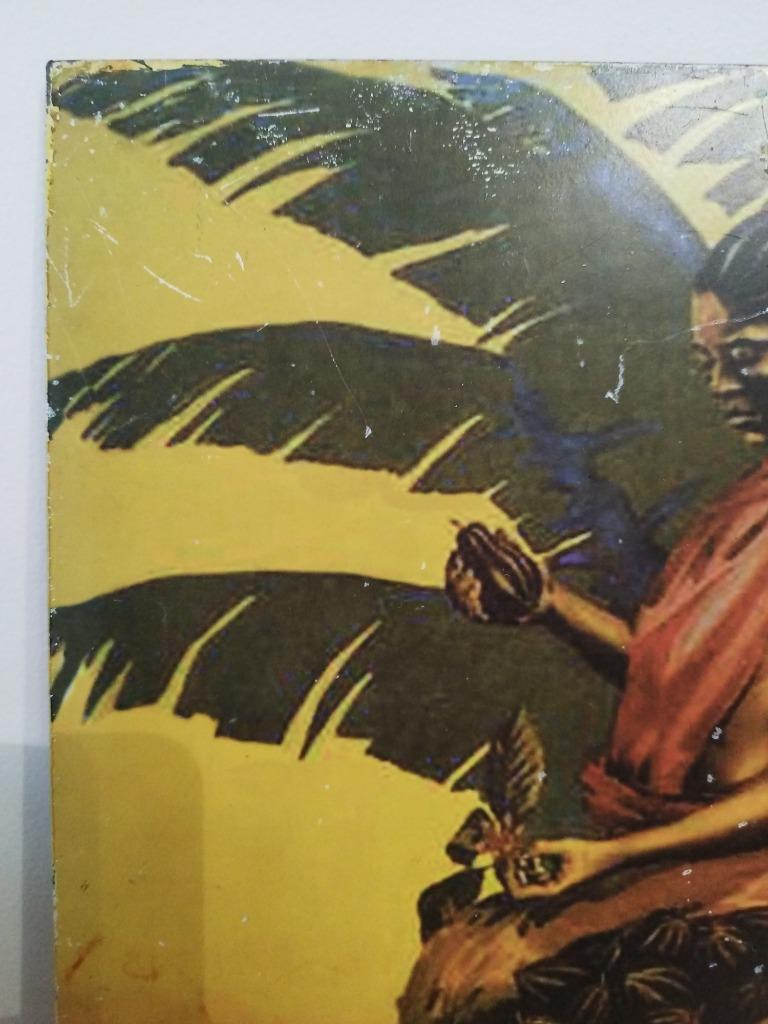 plaque tôle peinte ancienne, Enlèvement, Utilisé, Panneau publicitaire