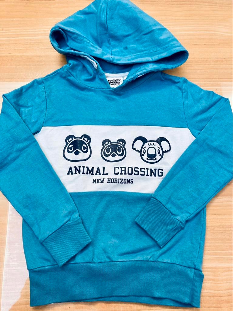 Animal crossing hoodie 116, Ophalen of Verzenden, Zo goed als nieuw, Setje